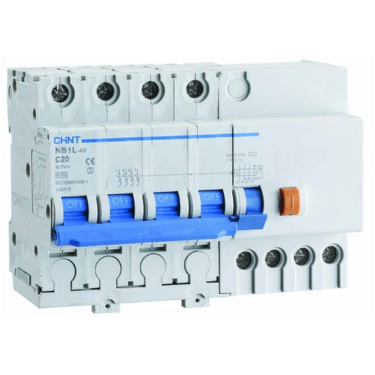 Chint Jordfeilautomat 4 Pol 32A C-KAR 7M 30mA