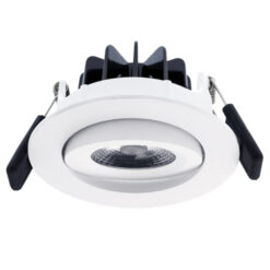 NP Eco LED Downlight WarmDim 8W IP44 Matt Hvit
