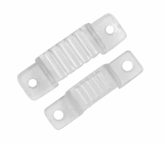 LED Strip Festeklips Hard Plast 10 STK m/Skrue