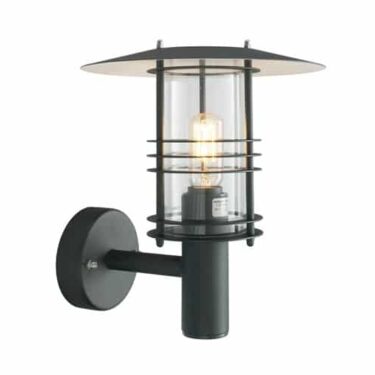 Stockholm Vegglampe 280 Sort