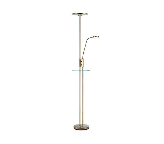 Friend Gulvlampe 2L Antikk Messing