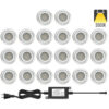 NP Terrassebelysning A2 30 X 0,8W Varmhvit IP67 Dimbar