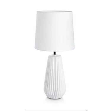 Nicci Bordlampe Hvit