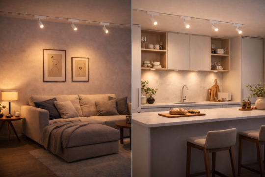 NP Proline Slim Spot DimToWarm 10W Hvit