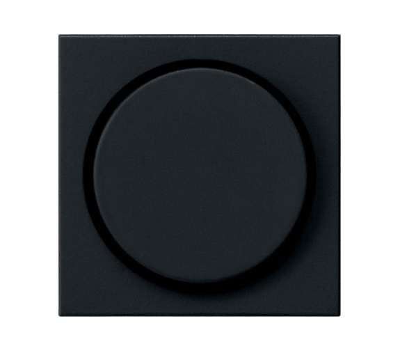 Gira Dimmerfront System 55 Trykk/Vri Sort | Nordic LED