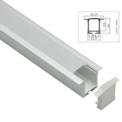 Hero 18 Aluprofil 2M for innfelt montering