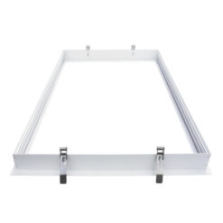 Hvit Ramme Innfelt for LED Panel 120x30cm med Hurtig Montering