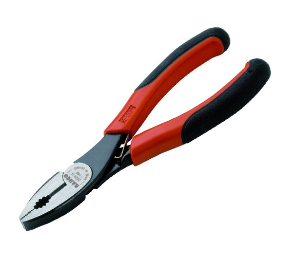 Pince Multifonction Bahco 2628G-180 - 180 Mm - Poignées Ergo, Coupe Fil Dur - 5