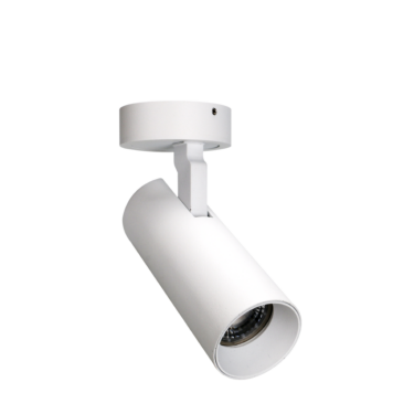 NP ProLine Utenpåliggende Takspot 10W WarmDim Matt Hvit