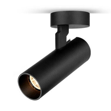 NP ProLine Utenpåliggende Takspot 10W WarmDim Sort