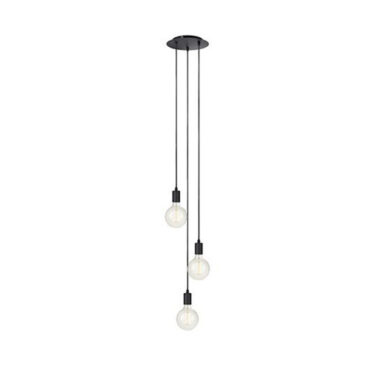 Sky Taklampe 3L Rund Sort