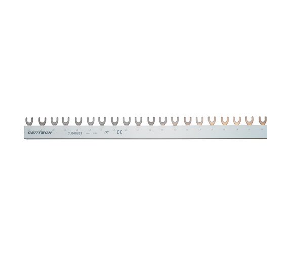 Samleskinne 3P for 2Pol/2Mod for Fordelingskap 12 Kurser CV046923