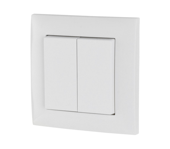 xComfort Trykknapp 55x55mm enkel komplett CPAD-00/194