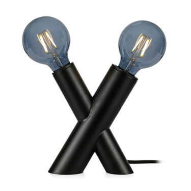Simul Bordlampe 2L Sort