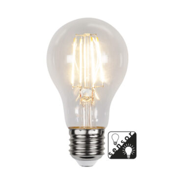 Illumination Normal LED Klar Lyssensor E27 4,2W 2700K 450lm