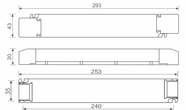 Dimbar 75W DALI Driver Dali-2/Push 24Vdc