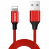 Baseus Yiven USB-A Lightning Kabel 1.8m Rød