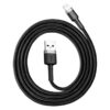 Baseus Cafule Lightning-kabel til iPhone og iPad 1.5A 2m Sort-Rød