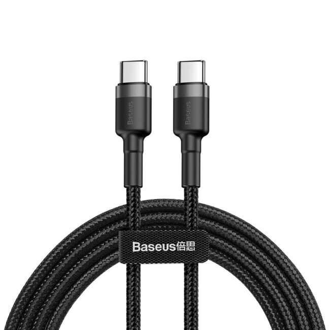 Baseus Cafule 60W USB-C Power Delivery 60W 2m Sort-Grå