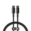 Baseus Tungsten Gold Kabel Type-C Usb-C 100W 2M sort