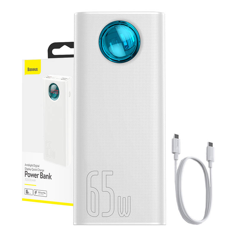 Baseus Ambilight Powerbank 65W 30000mAh 4x USB + USB-C