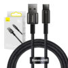 Baseus Tungsten Gold USB-A-USB-C kabel 1M 100W Sort