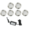 NP Terrassebelysning A2 6x0.6W Varmhvit IP67 Dimbar