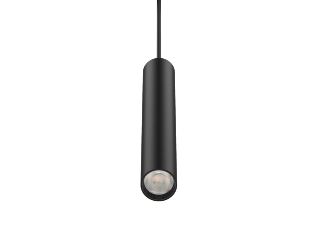 TL Tubespot Mini 927 8W Pendel Ø39 30cm Sort 3m