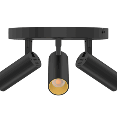 TL Tubespot Mini 927 3x8W SP Trio Sort