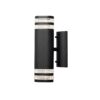 Modena Vegglampe Opp/Ned GU10 Sort