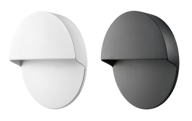 SG Arlon rund vegglampe utendørs 10W 2700K