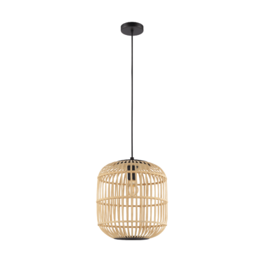 Bordesley Pendel E27 Ø35 Sort/Natur