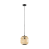 Bordesley Pendel E27 Ø21 Sort/Natur
