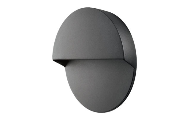 SG Arlon rund Sort vegglampe 10W 3000K