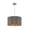 Maserlo Pendel Ø38cm 60w E27 Cappucino Gull