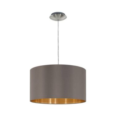 Maserlo Pendel Ø38cm 60w E27 Cappucino Gull