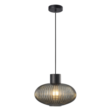 Mika Pendel Ø30cm E27 Smoke