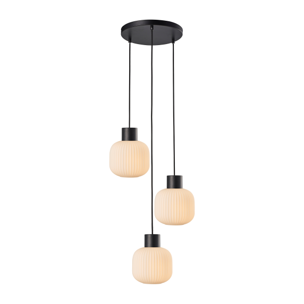 MS Pento Rondell Takpendel 3-lys Opal