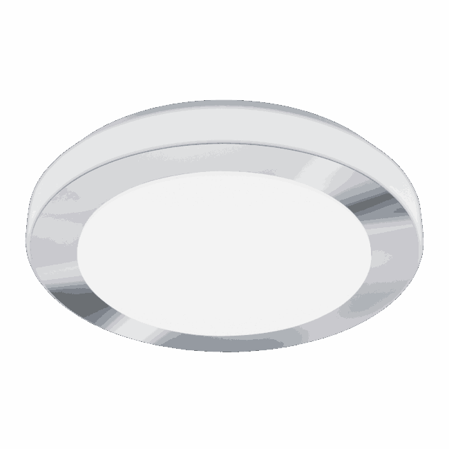 Carpi Tak/Vegg Lampe Ø38cm 16W Krom/Hvit