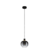 Oilella Pendel Ø19cm E27 Sort Messing