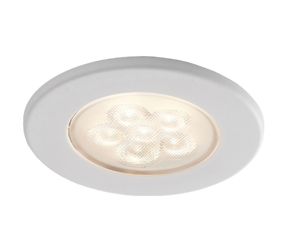 ID-LED Pakketilbud med 4 stk LED Møbelspot og Dimbar driver Hvit
