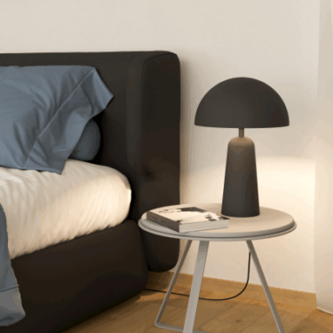 Aranzola Bordlampe Sort E27