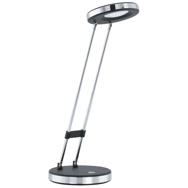Gexo Bordlampe LED Sort/Krom