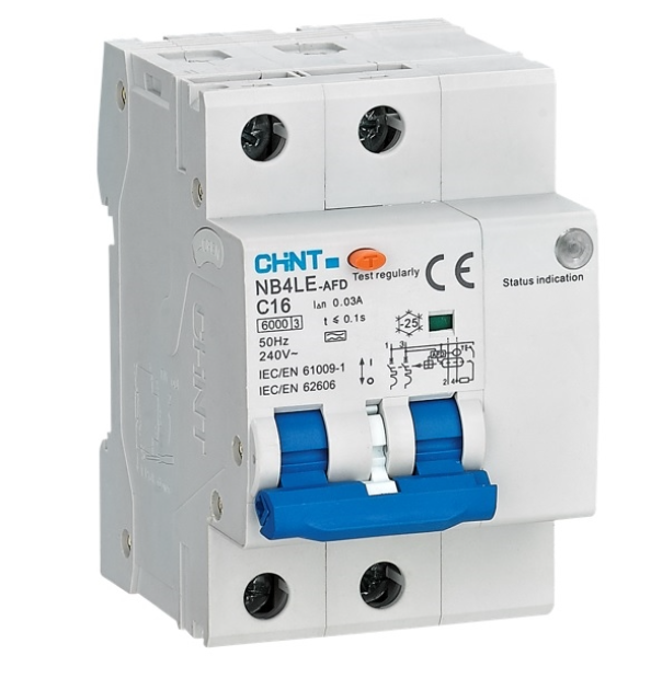 Chint Lysbuevern 2pol 3mod 25A C-kar 30mA