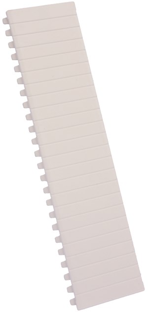 Cenika Avdekking din-skinne Sikringsskap 21cm hvit