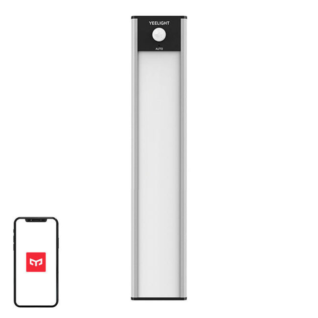 Yeelight Garderobe/skaplys 20cm sensor Sølv 2700K