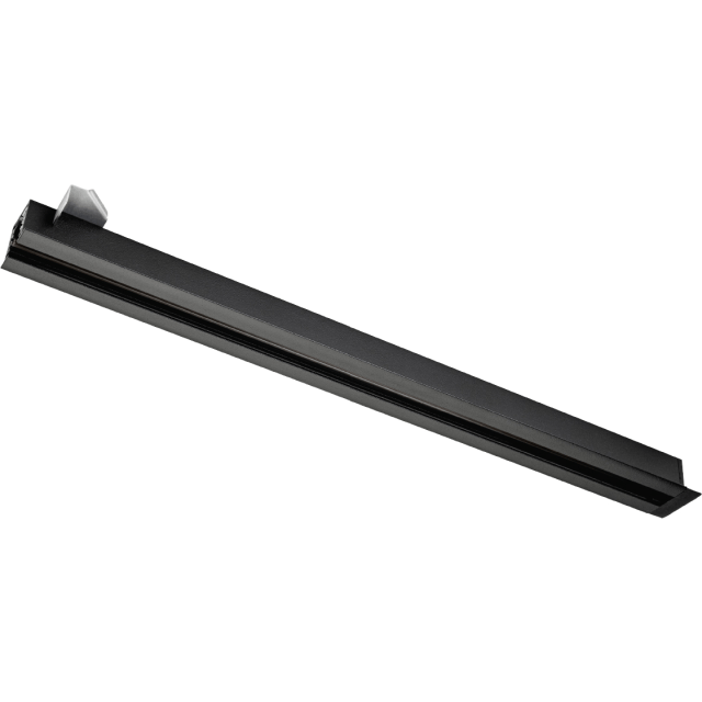 SG Zip 230V Innfelt Sort Skinne 1,8m
