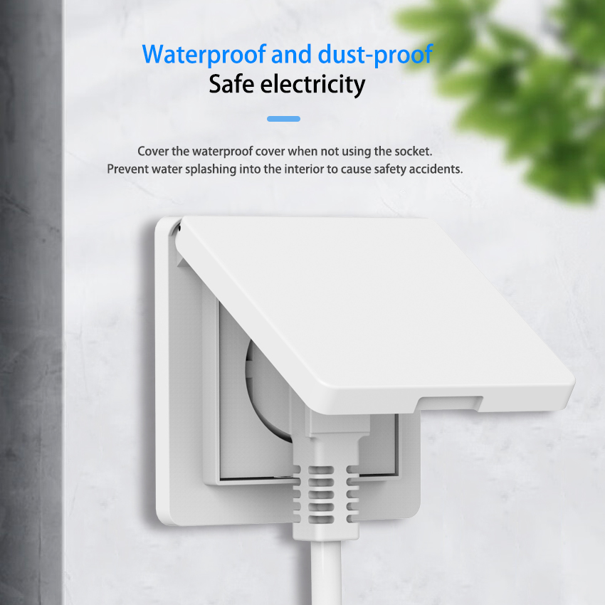 NP Innfelt Enkel Stikkontakt 2 x USB C Hvit IP44 Jord