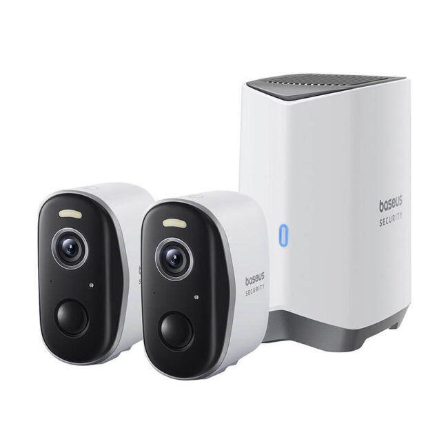 Baseus N1 Plus 2K Utendørskamera Set