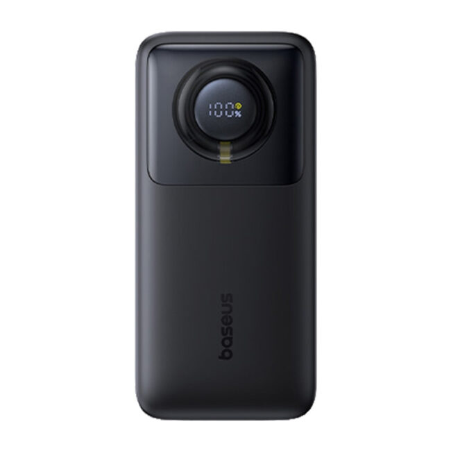 Baseus Powerbank Free2Pull 20000 mAh 65W USB-C Kabel Sort
